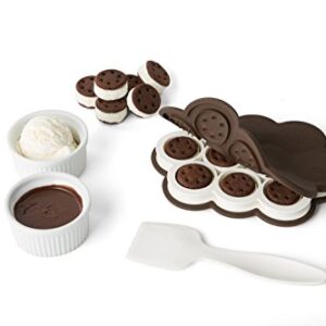 Chef'n SweetSpot Mini Ice Cream Sandwich Maker (Fudge/Coconut), Standard, Small