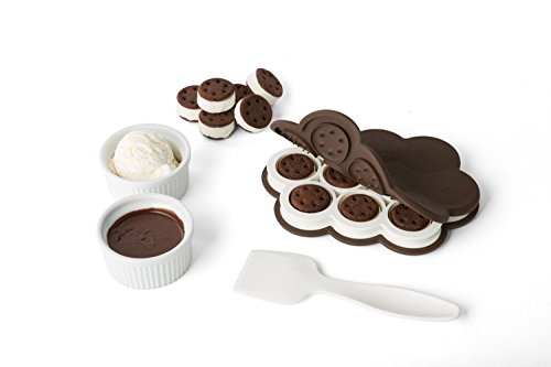 Chef'n SweetSpot Mini Ice Cream Sandwich Maker (Fudge/Coconut), Standard, Small