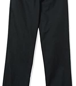 Amazon Essentials Men's Classic-Fit Wrinkle-Resistant Flat-Front Chino Pant (Available in Big & Tall), Black, 34W x 32L