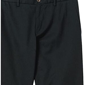 Amazon Essentials Men's Classic-Fit Wrinkle-Resistant Flat-Front Chino Pant (Available in Big & Tall), Black, 34W x 32L