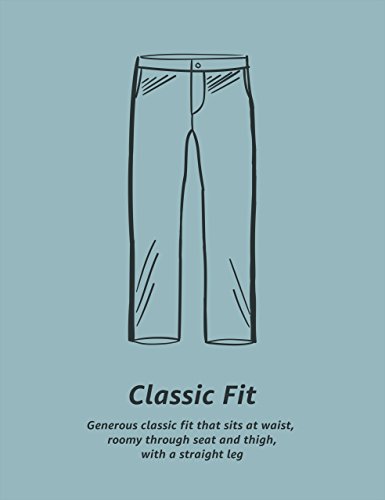 Amazon Essentials Men's Classic-Fit Wrinkle-Resistant Flat-Front Chino Pant (Available in Big & Tall), Black, 38W x 34L