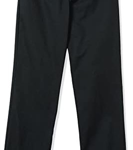 Amazon Essentials Men's Classic-Fit Wrinkle-Resistant Flat-Front Chino Pant (Available in Big & Tall), Black, 36W x 32L