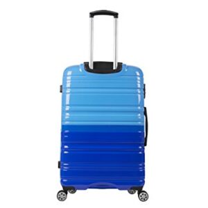 Rockland Melbourne Hardside Expandable Spinner Wheel Luggage, Two Tone Blue, 2-Piece Set (20/28)