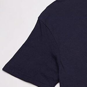 Nautica mens Cotton Crew Neck Polo-shirts - Multi Packs Polo Shirt, Peacoat/Cobalt/White, Large US