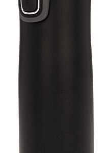 Contigo West Loop Stainless Steel Vacuum-Insulated Travel Mug with Spill-Proof Lid, Keeps Drinks Hot up to 5 Hours and Cold up to 12 Hours, 20oz Matte Black