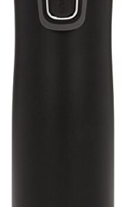 Contigo West Loop Stainless Steel Vacuum-Insulated Travel Mug with Spill-Proof Lid, Keeps Drinks Hot up to 5 Hours and Cold up to 12 Hours, 20oz Matte Black