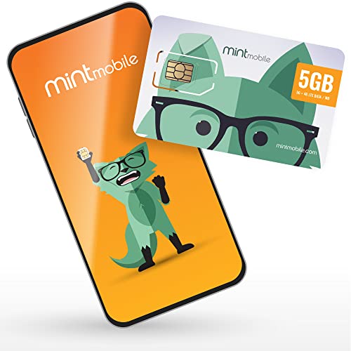 $15/mo. Mint Mobile Phone Plan with 5GB of 5G-4G LTE Data + Unlimited Talk & Text for 3 Months (3-in-1 SIM Card)
