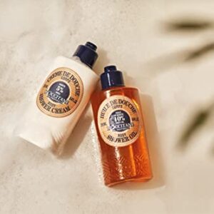 L'Occitane Shea Body Shower Oil with 10% Shea Oil, 8.4 Fl Oz: Luxuriously Rich, With Shea Oil, Soothe Feelings of Tightness, Soften Skin, Fresh Scent