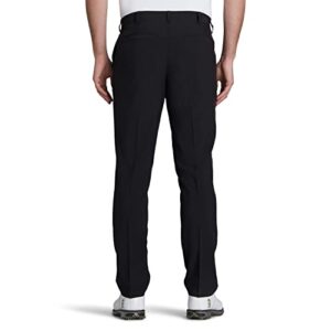 IZOD Men's Golf Swingflex Straight-Fit Flat-Front Pants, black, 36W X 34L