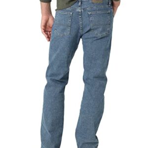 Wrangler Authentics Men's Regular Fit Comfort Flex Waist Jean, Light Stonewash, 38W x 29L