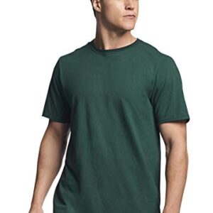 Russell Athletic mens Essential Short Sleeve Tee T Shirt, Dark Green, Large US