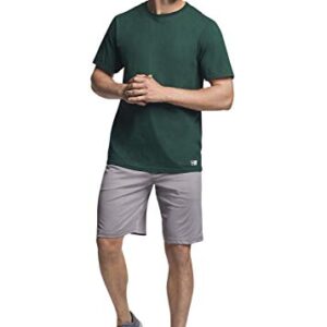 Russell Athletic mens Essential Short Sleeve Tee T Shirt, Dark Green, Large US