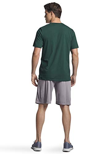 Russell Athletic mens Essential Short Sleeve Tee T Shirt, Dark Green, Large US