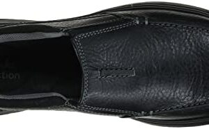 Clarks Men's Cotrell Free Shoe, black oily leather, 13 Wide US