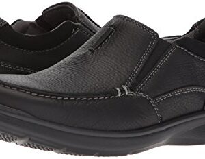 Clarks Men's Cotrell Free Shoe, black oily leather, 13 Wide US