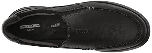 Clarks Men's Cotrell Free Shoe, black oily leather, 13 Wide US