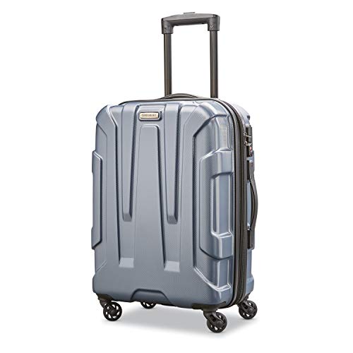 Samsonite Centric Hardside Expandable Luggage with Spinner Wheels, Blue Slate, Carry-On 20-Inch