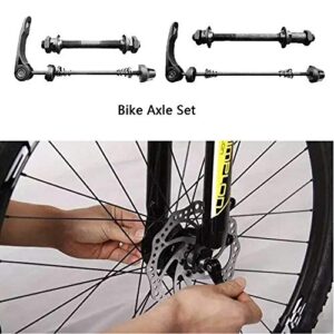 Bike Axle CYSKY Quick Release Skewer Front Rear Bicycle Axle Wheel Hub Fit for Road Bike, Mountain Bike, MTB, BMX (1 Pair)