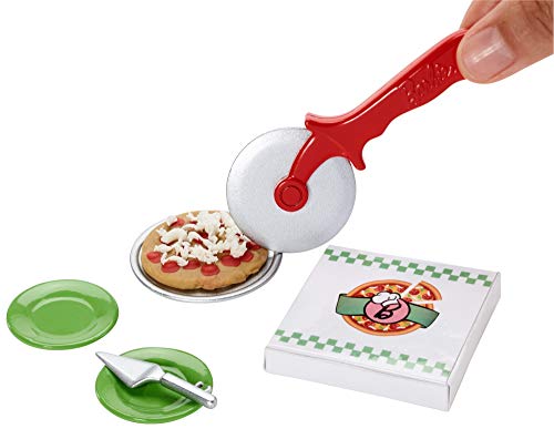 Barbie Pizza Chef Doll & Playset, Toy Oven & Counter with Sliding Conveyer Belt, Molds, 3 Dough Colors & Accessories (Amazon Exclusive)