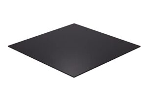 falken design falkenacrylic_black_354_12x24 acrylic sheet, plastic/plexiglas/lucite, 12" x 24-3/8", black