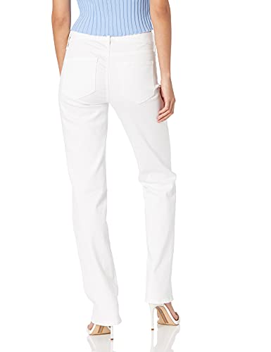 NYDJ womens Women's Petite Size Marilyn Straight Leg Jeans, Optic White, 8 Petite US