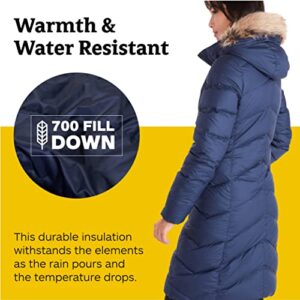 MARMOT Women’s Montreaux Full-Length Parka | Down-Insulated, Water-Resistant, Jet Black, Small