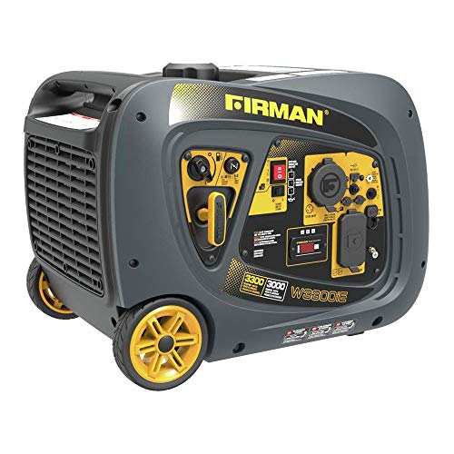 FIRMAN Inverter Portable Generator, 171cc Engine with Electric Start, 3300W Power Generator with Run Time of 9 hours, Whisper Series Generator, 109lbs