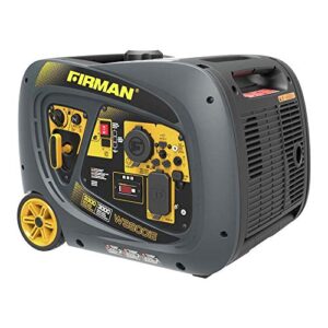 FIRMAN Inverter Portable Generator, 171cc Engine with Electric Start, 3300W Power Generator with Run Time of 9 hours, Whisper Series Generator, 109lbs