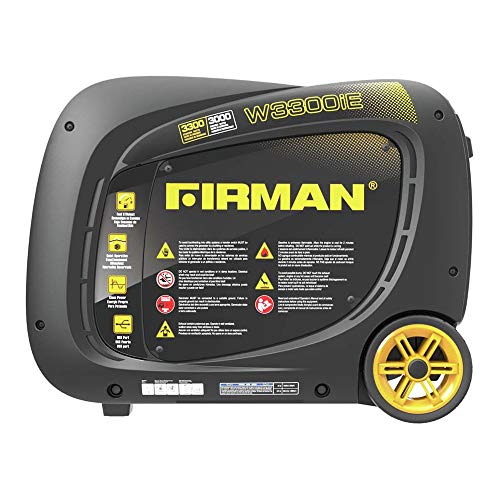 FIRMAN Inverter Portable Generator, 171cc Engine with Electric Start, 3300W Power Generator with Run Time of 9 hours, Whisper Series Generator, 109lbs