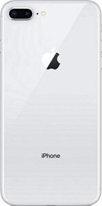 apple iphone 8 plus 5.5", 256 gb, gsm unlocked, silver