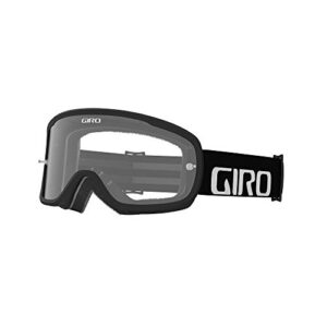giro tempo unisex adult mountain bike protective goggles - black, clear lens (2023)