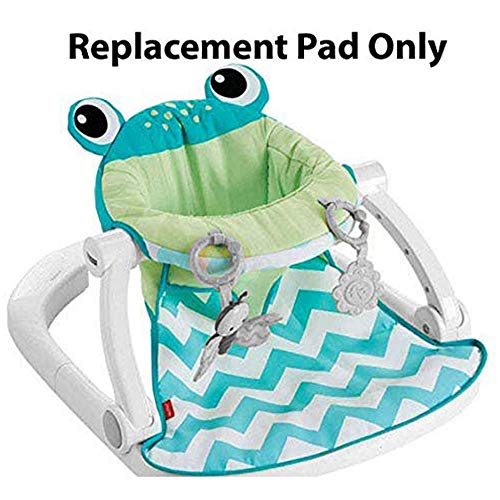 Replacement Seat Pad for Fisher-Price Sit-Me-Up Floor Seat CMH49 - Includes Citrus Frog Pad