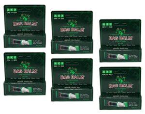 bag balm original on-the-go lip balm tubes for chapped lips, dry hands, skin irritations and more (pack of 6 tubes)