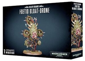 games workshop 99120102077" death guard foetid bloat-drone miniature, for 12 years to 99 years