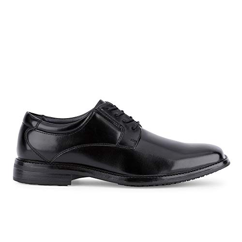 Dockers Mens Irving Slip Resistant Work Dress Oxford Shoe, Black, 12 M