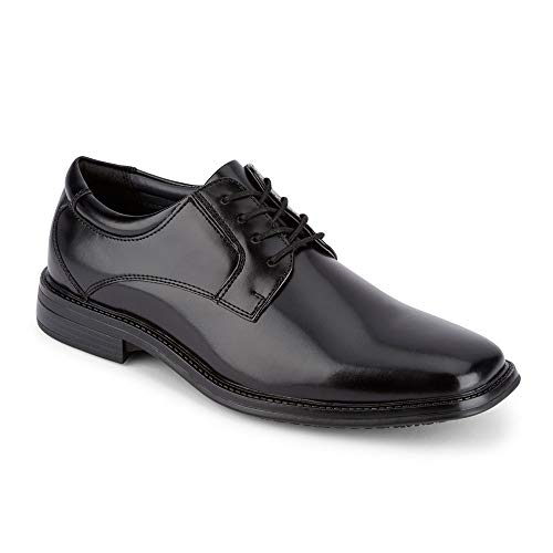 Dockers Mens Irving Slip Resistant Work Dress Oxford Shoe, Black, 12 M