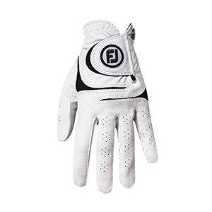 FootJoy Women's WeatherSof Golf Glove, Pack of 2, White Medium, Worn on Left Hand