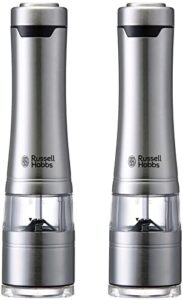 russell hobs 7922jp electric mill, salt and pepper, pack of 2