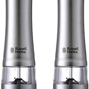 Russell Hobs 7922JP Electric Mill, Salt and Pepper, Pack of 2