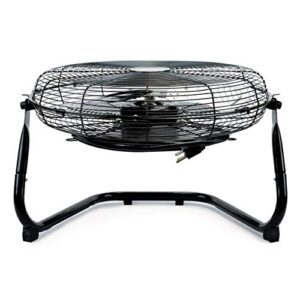 NewAir Floor Fan, 18" High Velocity Industrial Portable Shop Fan with 3 Speed Settings, WindPro18F,Black