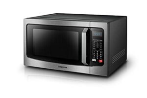 toshiba 3-in-1 ec042a5c-ss countertop microwave oven, smart sensor, convection, combi., 1.5 cu. ft with 13.6 inch removable turntable for family size, mute function & eco mode, 1000w, stainless steel