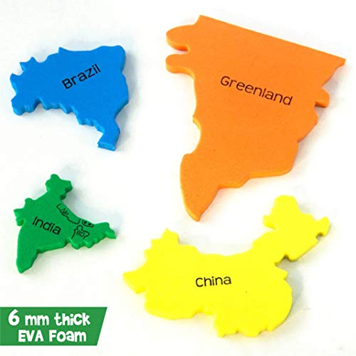 Imagimake Mapology World Map Puzzle | Educational Toys for Kids 5-7 | Puzzles for Kids Ages 4-8 | Map of The World | 6 Year Old Boy Gifts & Girl Gifts