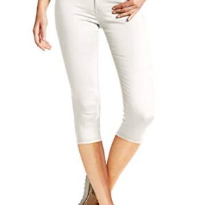 Hybrid & Company Women's Stretchy Denim Capri Jeans Q19411X White 22