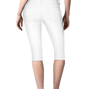 Hybrid & Company Women's Stretchy Denim Capri Jeans Q19411X White 22