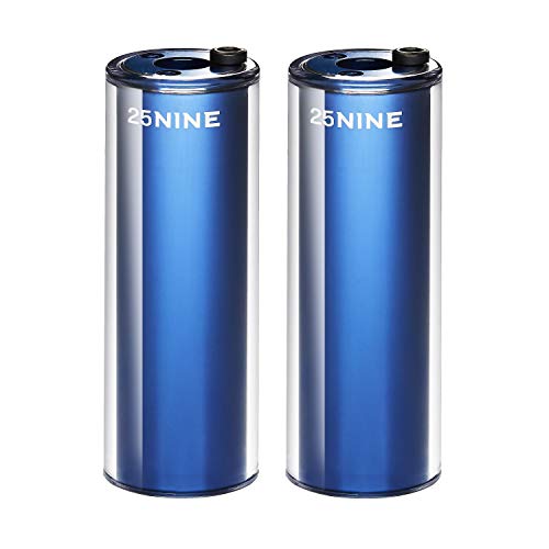 25NINE BMX Bike Pegs – Aluminum Core with PC Outer Sleeve – Blue