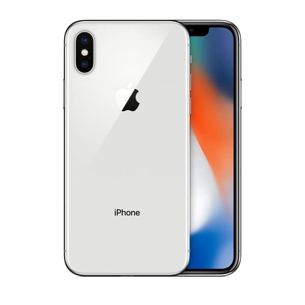 Apple iPhone X, 256GB, Silver - For GSM (Renewed)