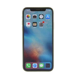 apple iphone x, 256gb, space gray - fully unlocked (renewed)