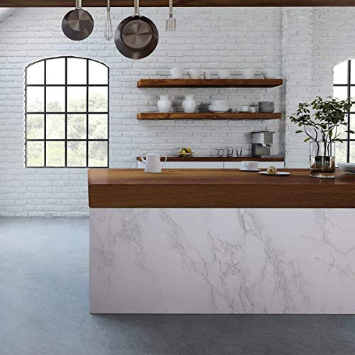 Marble Wallpaper Granite Paper for Old Furniture Self Adhesive and Removable Cover Surfaces 17.71 inch x 78inch Marble Paper Peel and Stick Easy to Apply