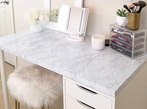 Marble Wallpaper Granite Paper for Old Furniture Self Adhesive and Removable Cover Surfaces 17.71 inch x 78inch Marble Paper Peel and Stick Easy to Apply