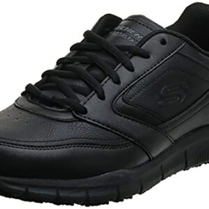 Skechers Men's Nampa Food Service Shoe, Black, 13